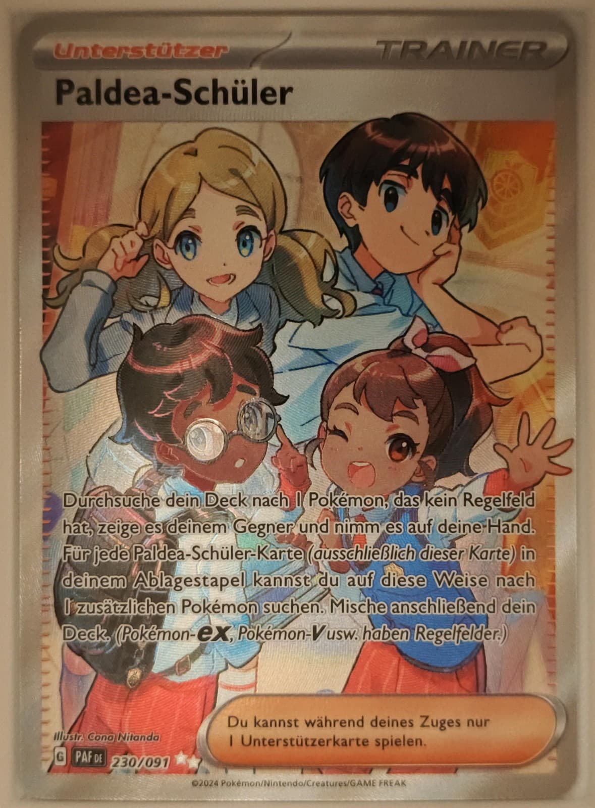 Pokémon Karte Paldea-Schüler Paldeas Schicksale #230 🇩🇪