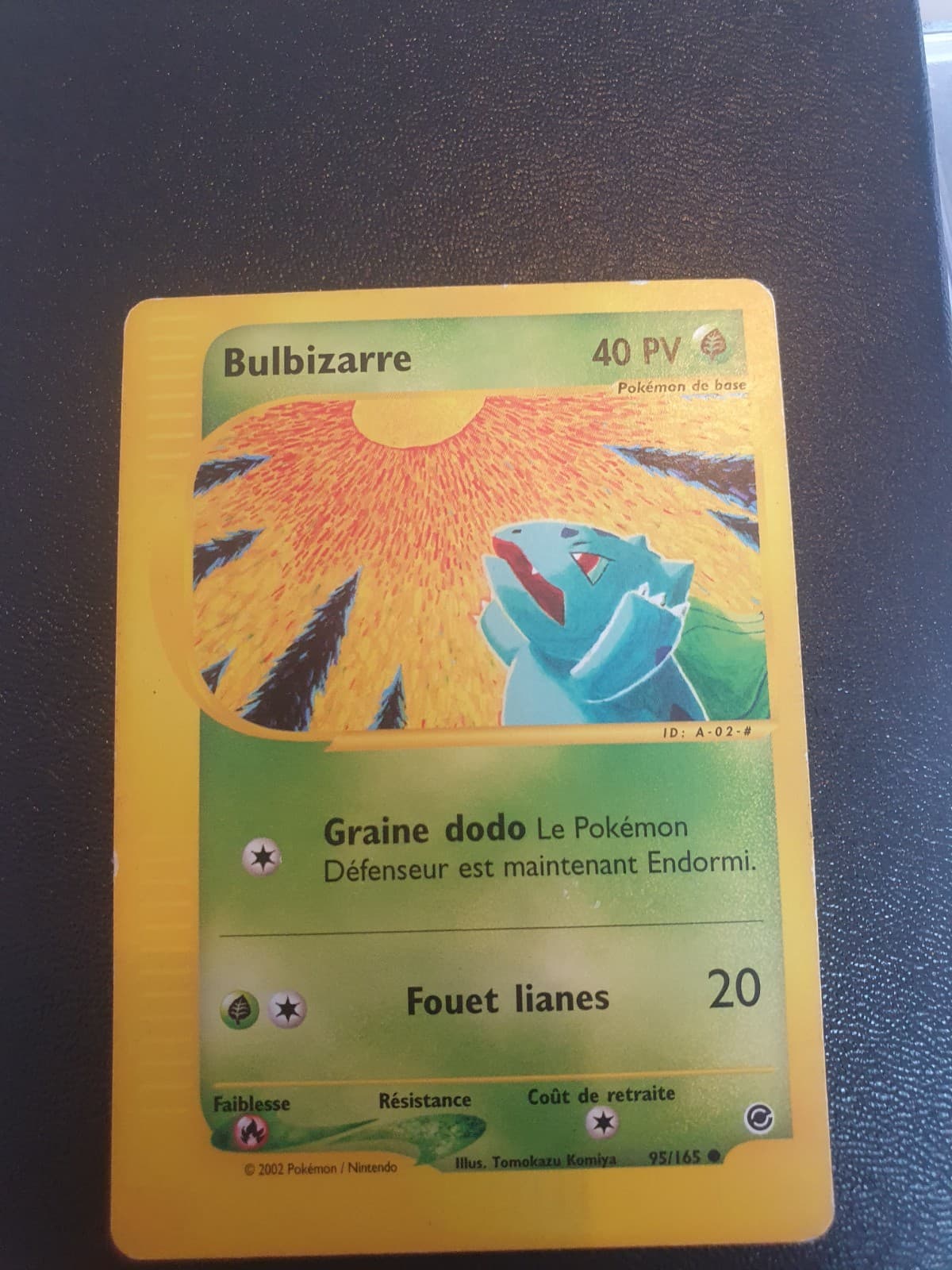 Bulbizarre 95/165 Wizards Expédition Carte Pokémon FR Très bon Etat