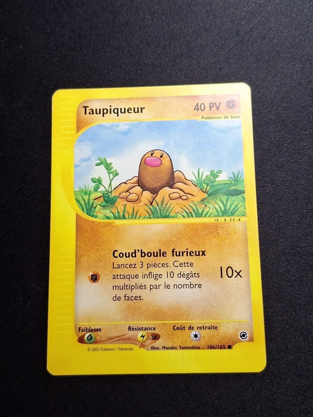 Taupiqueur 106/165 Wizards Expédition Carte Pokémon FR