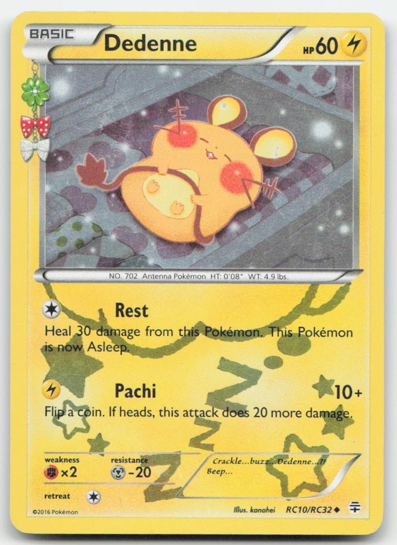 Dedenne RC10/RC32 Generations: Radiant Collection Holofoil Pokemon TCG HP