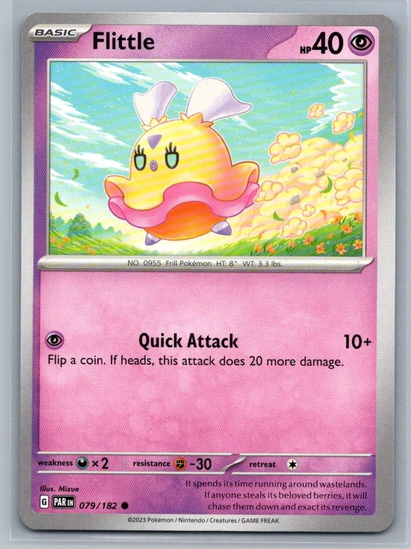 Flittle 79/182 Paradox Rift Common Pokémon TCG 2023