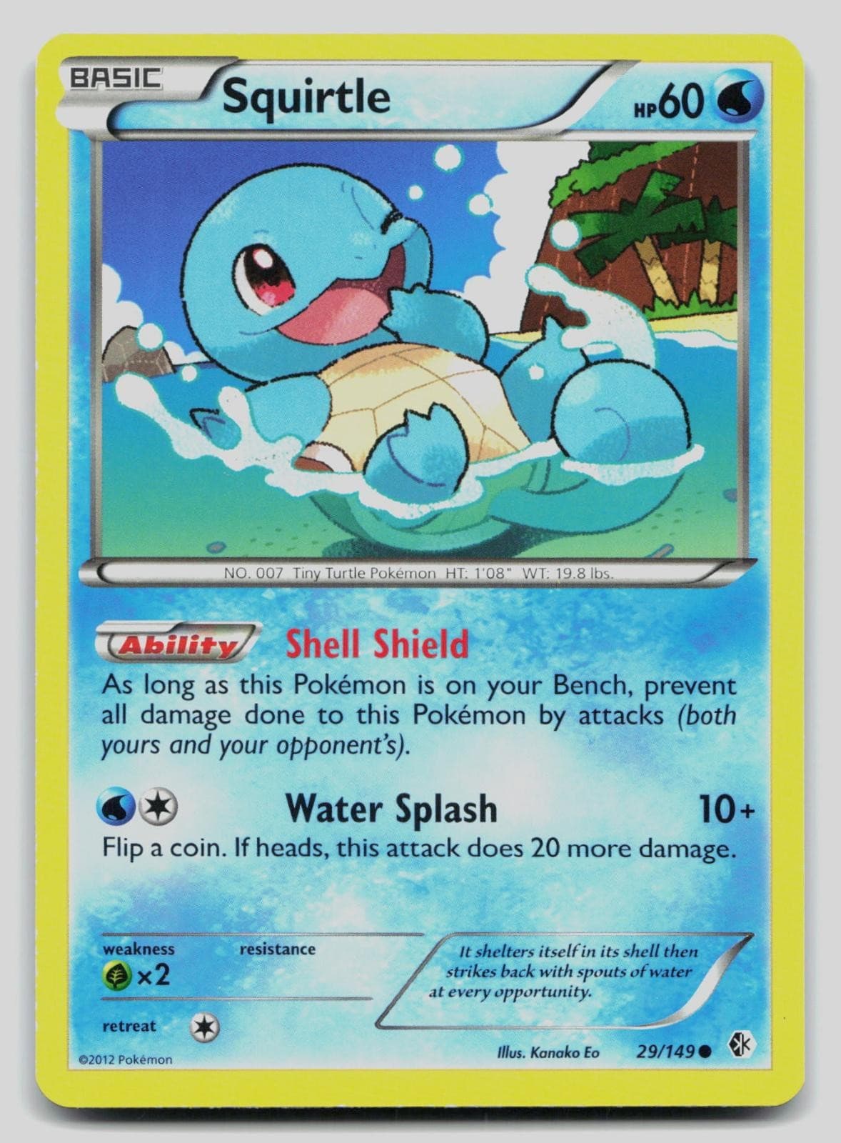 Squirtle 29/149 Common Boundaries Crossed Pokemon Lightly Played