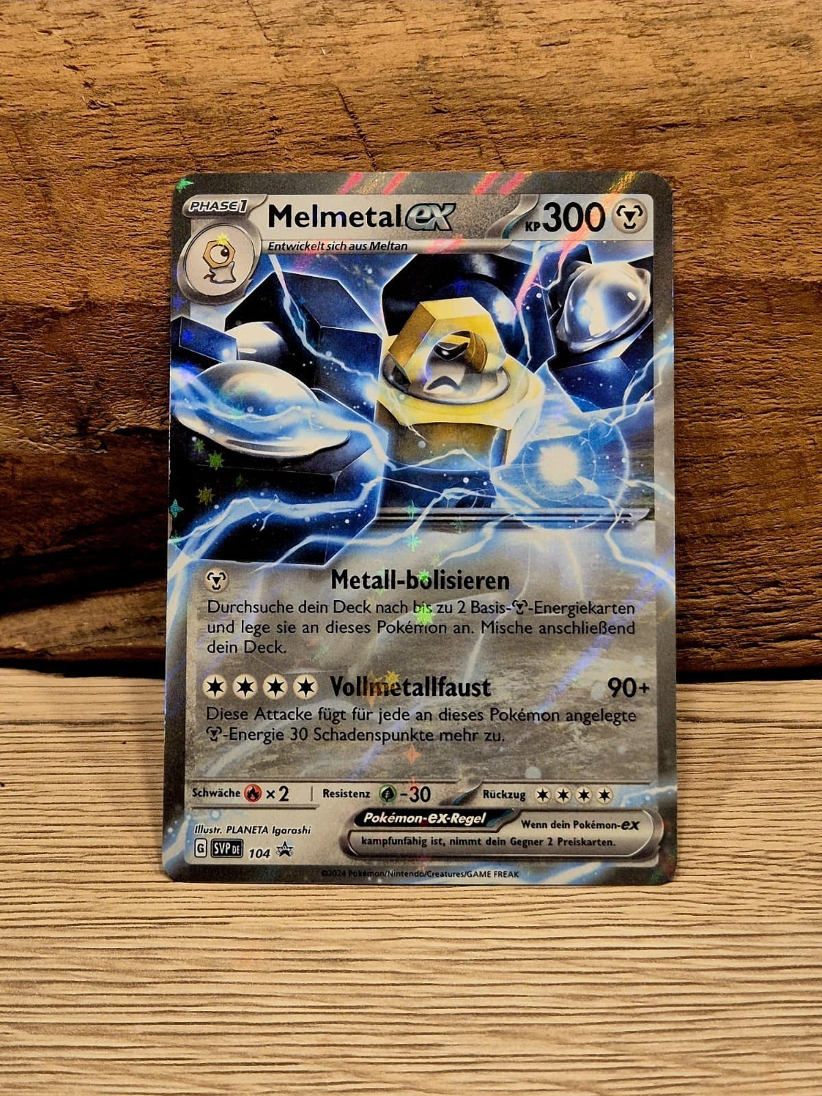 Pokemon Black Star Promo Melmetal ex SVP 104 Near Mint deutsch