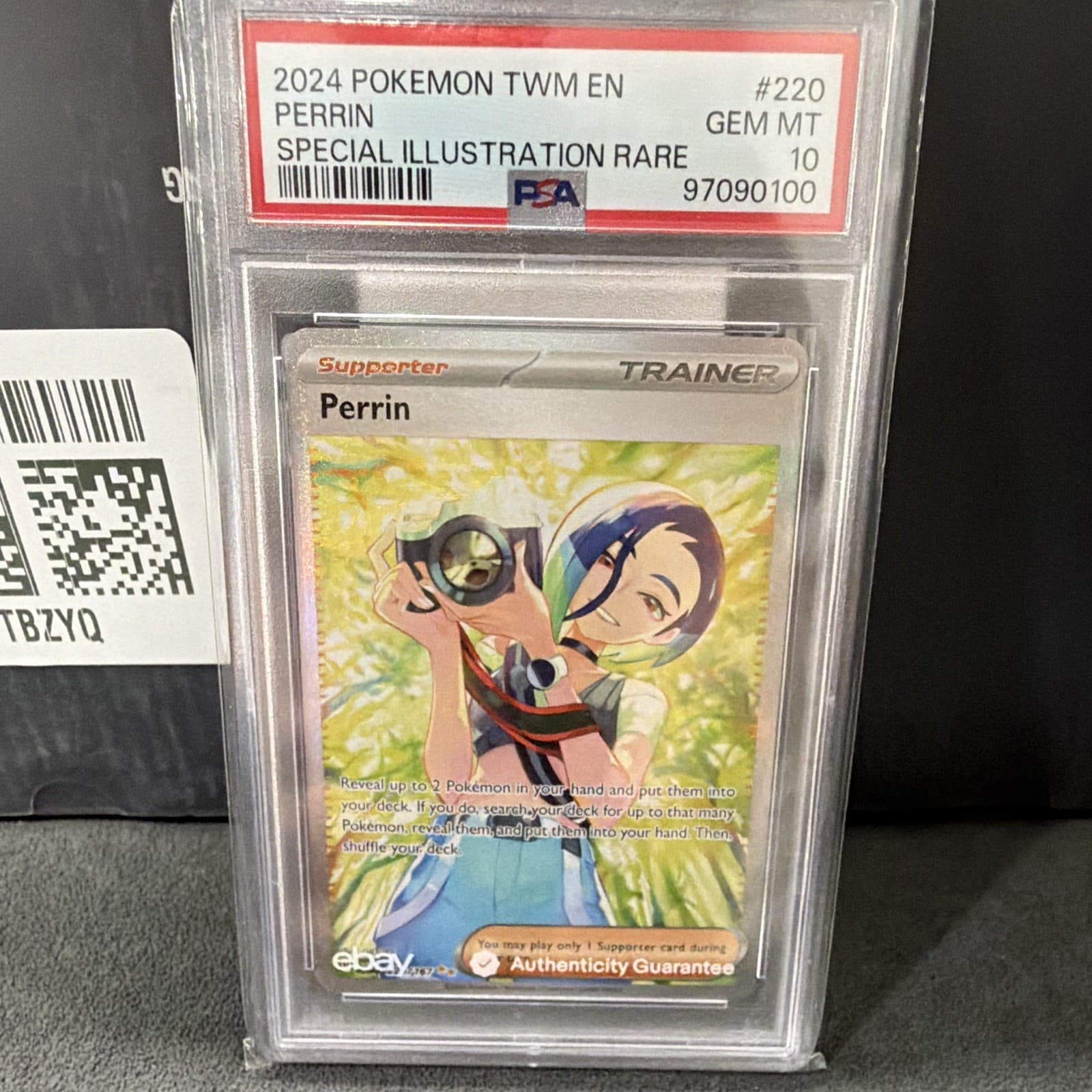 The Pokémon Company Perrin 220/167 PSA 10 SIR Twilight Masquerade EN 2024
