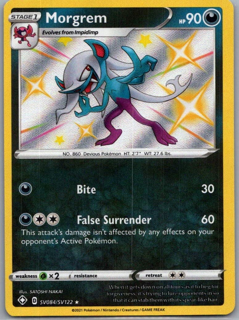 Shining Fates: Shiny Vault #SV084/SV122 Morgrem