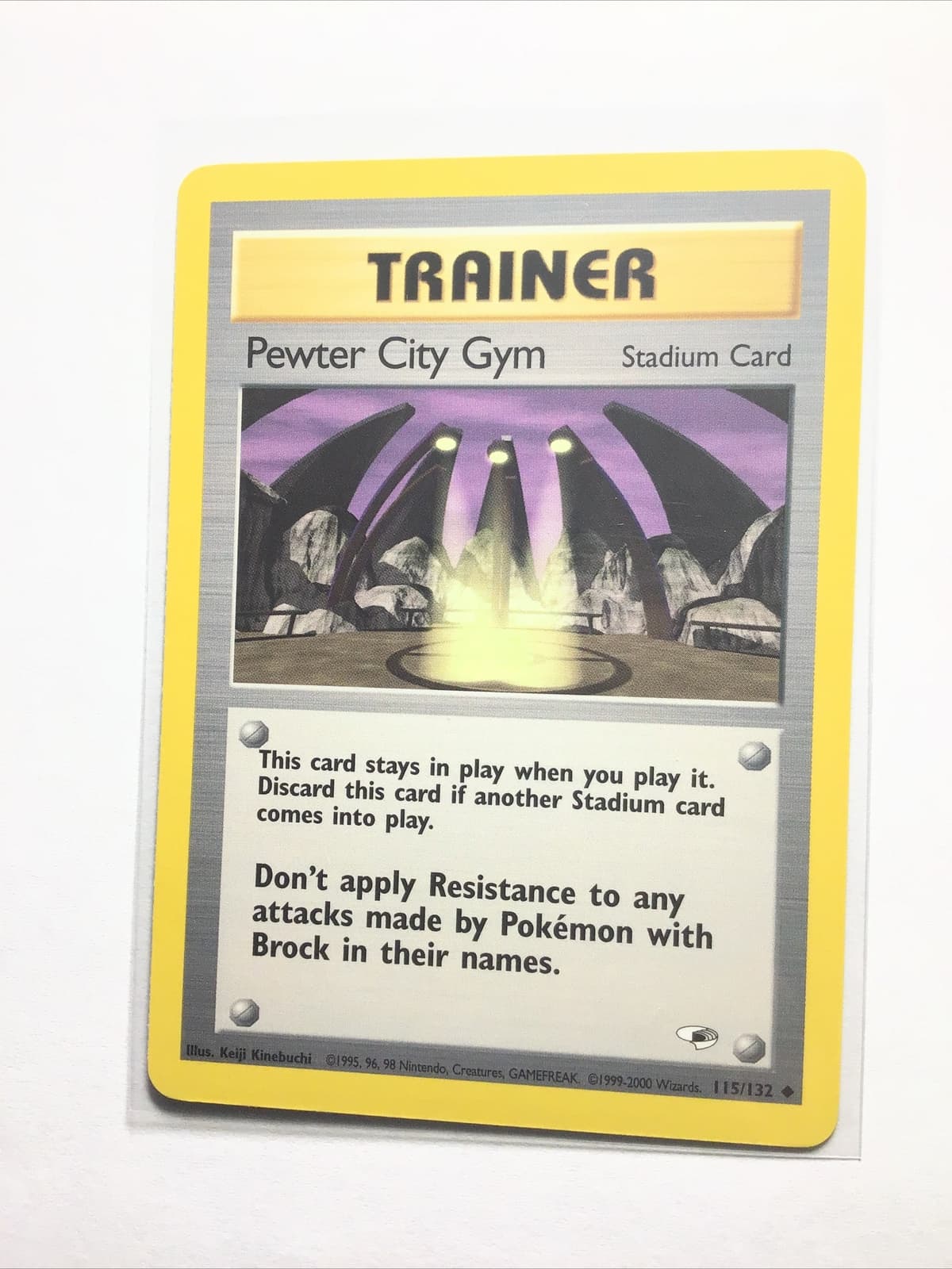 PEWTER CITY GYM - 115/132 - Gym Heroes - Pokemon Card - NM
