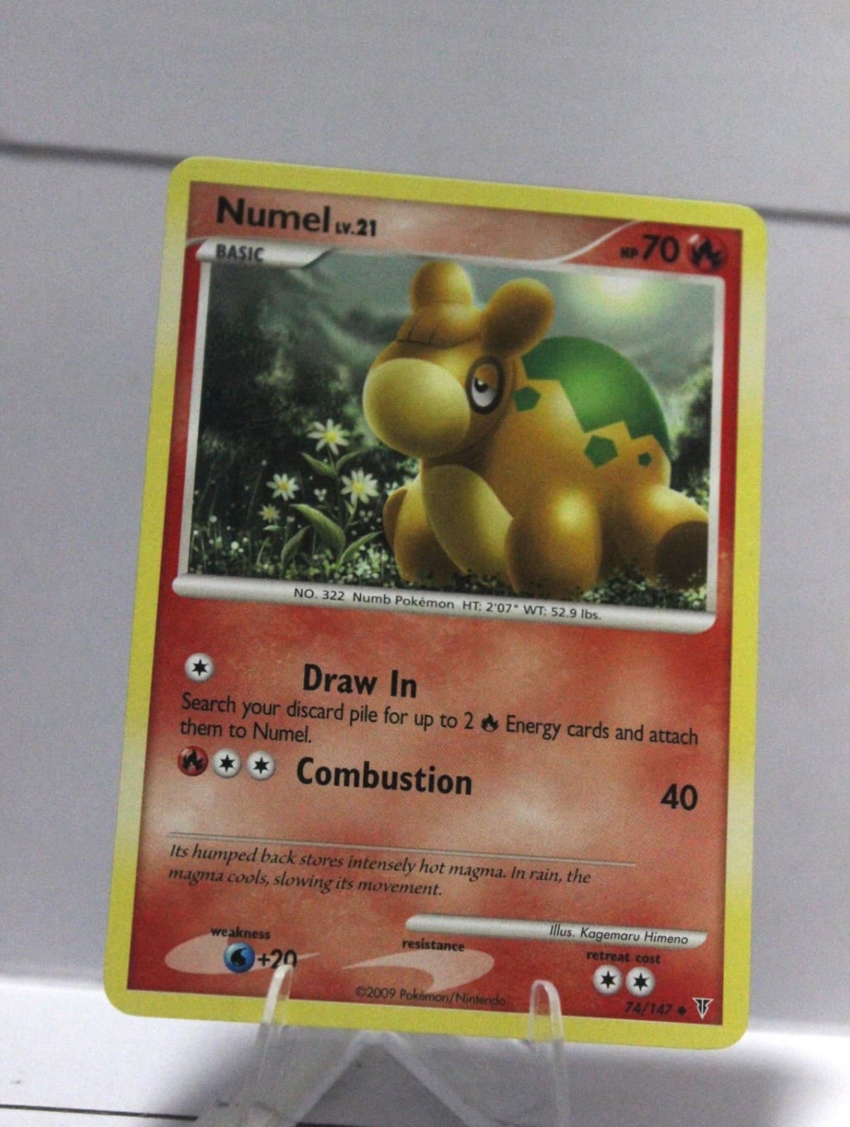 Numel 74/147 Uncommon Platinum Supreme Victors Pokemon Lightly Played 2009