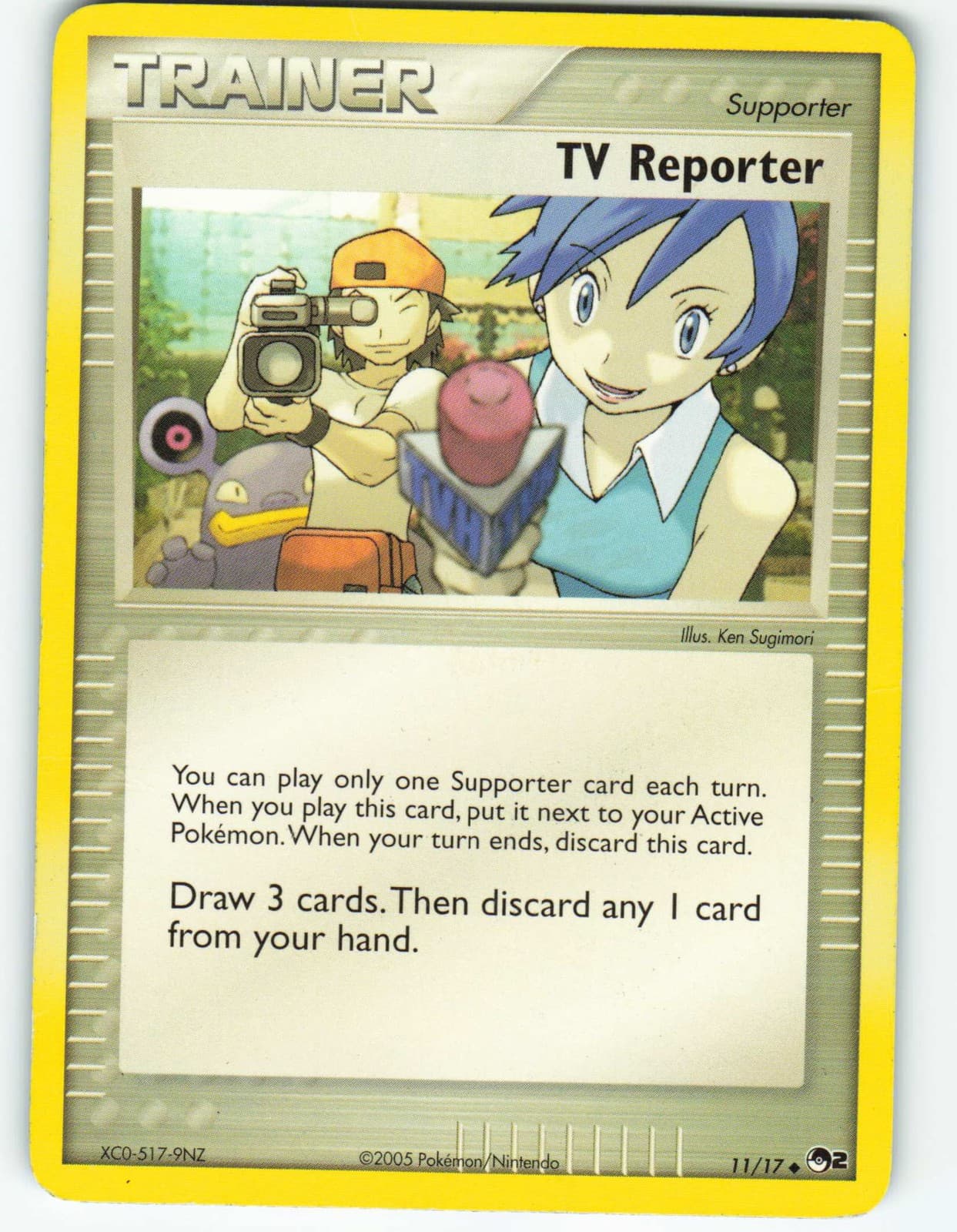 TV Reporter - 11/17 POP Series 2 - Pokémon TCG - 2005
