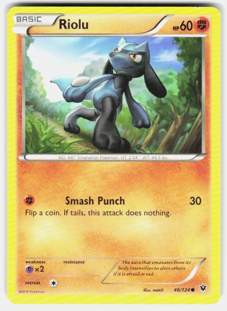Pokemon Riolu (46) XY - Fates Collide #46/124 LP