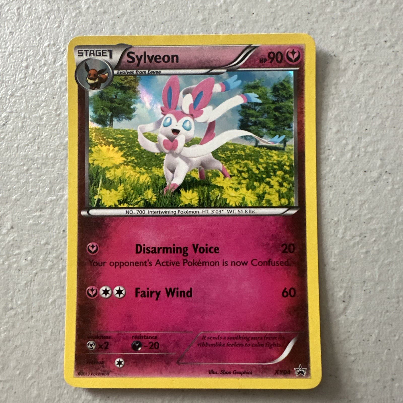 Sylveon XY04 XY Holo Black Star Promo Pokemon