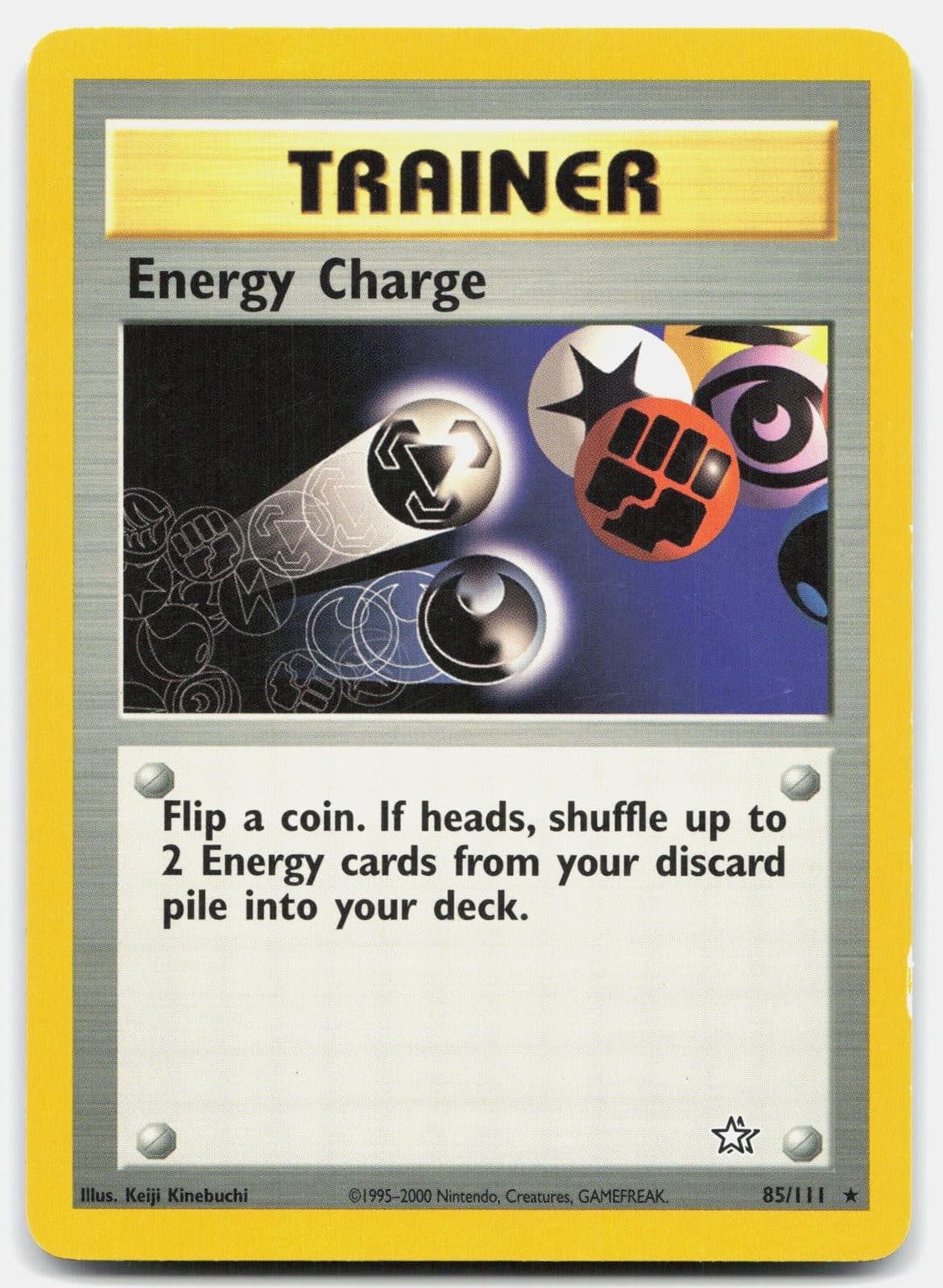Pokemon Energy Charge 85/111 Neo Genesis MP [8A3KZU]