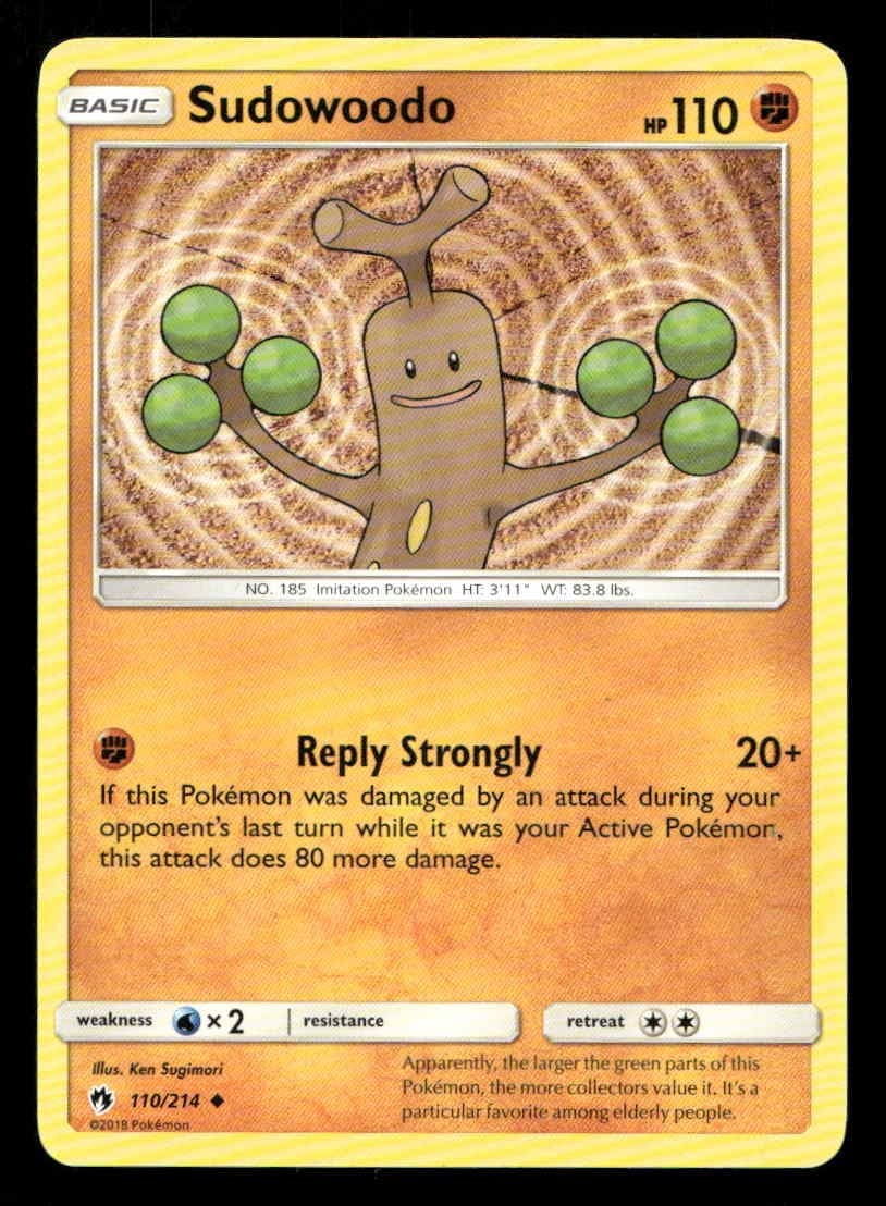 Sudowoodo SM - Lost Thunder 110/214 LP Pokemon