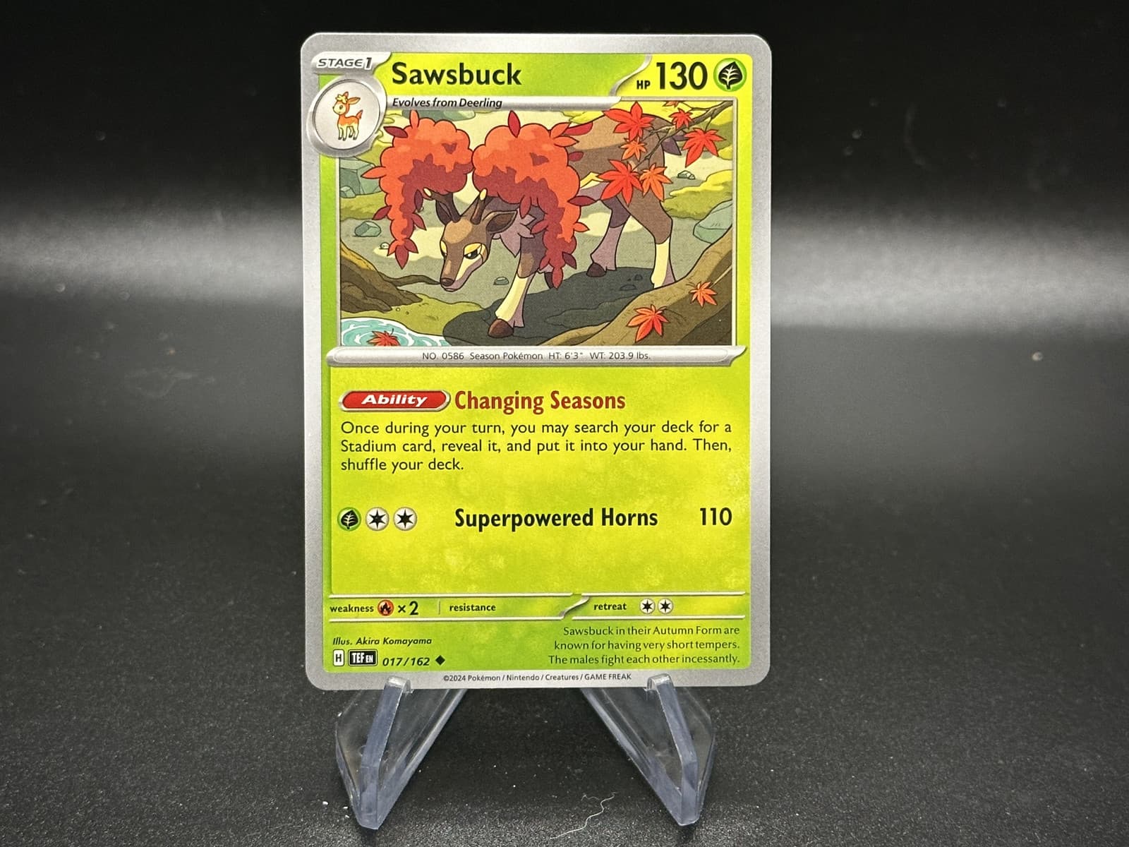 Sawsbuck - 17/162 Temporal Forces - Pokémon TCG