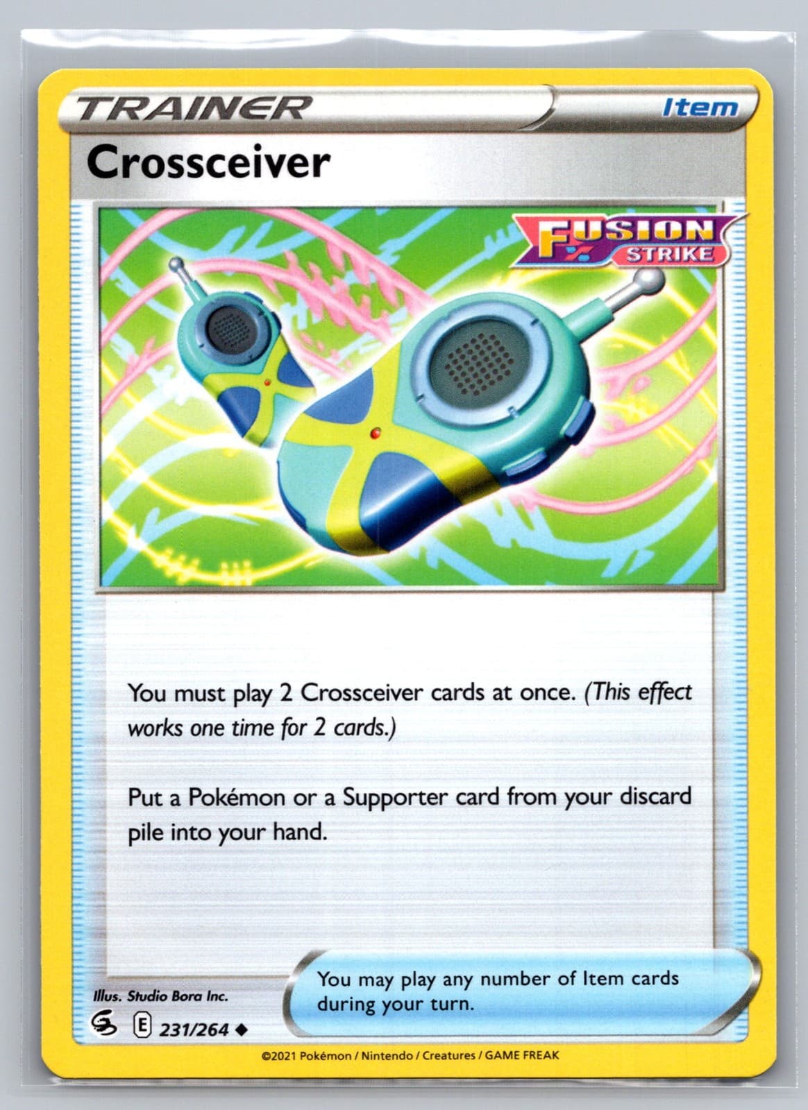 Crossceiver 231/264 - SWSH08: Fusion Strike - Pokémon TCG - LP