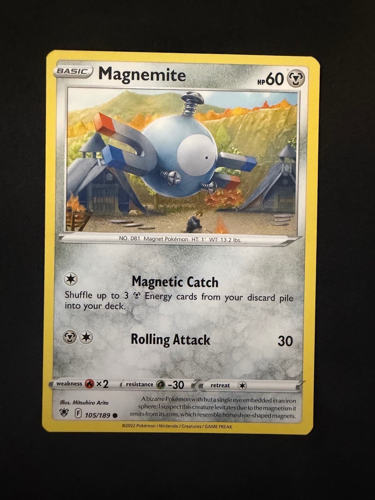 Magnemite 105/189 Common Astral Radiance Pokemon Near Mint