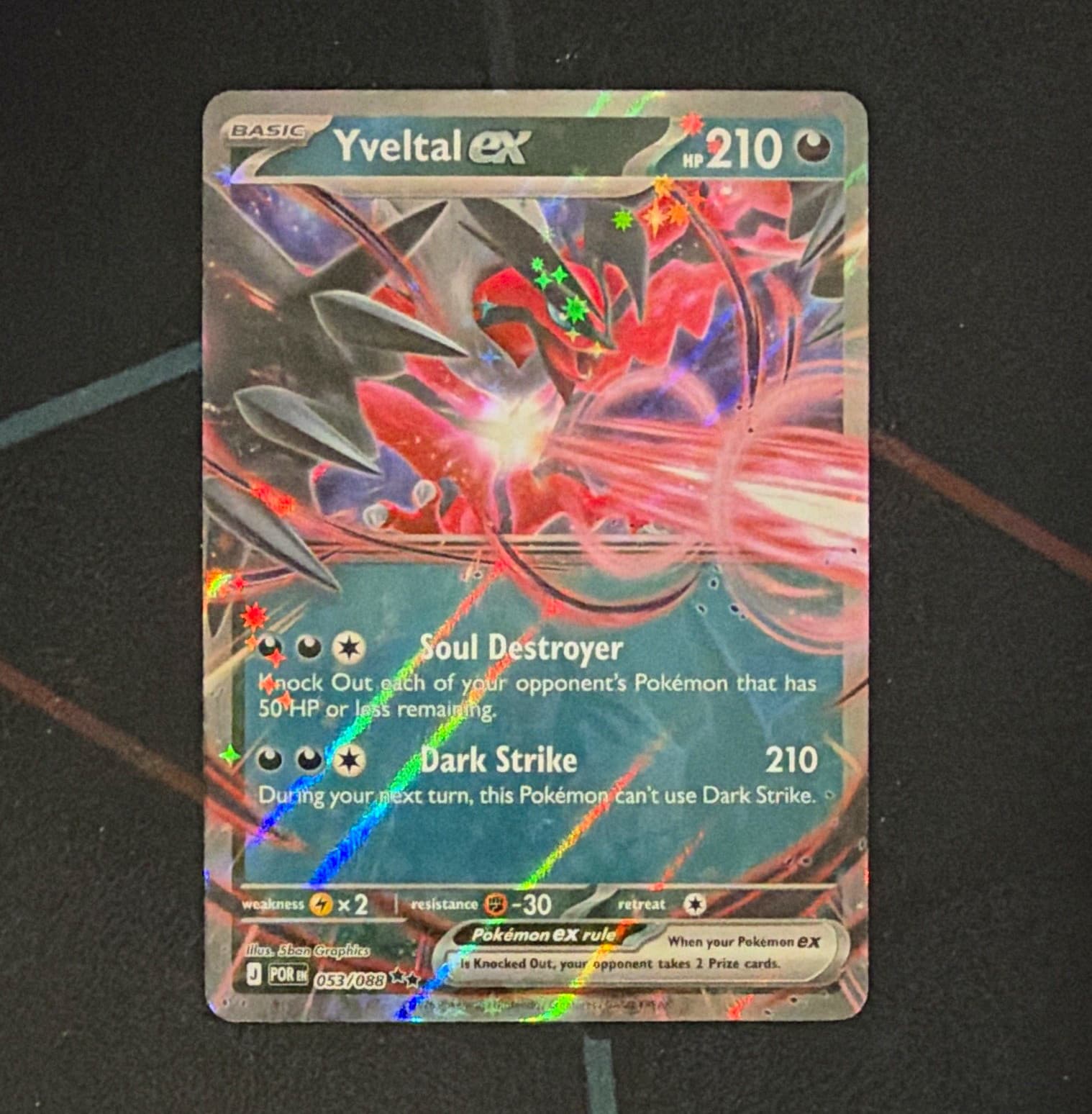 Yveltal EX 053/088 - ME: Perfect Order Holo Double Rare EN
