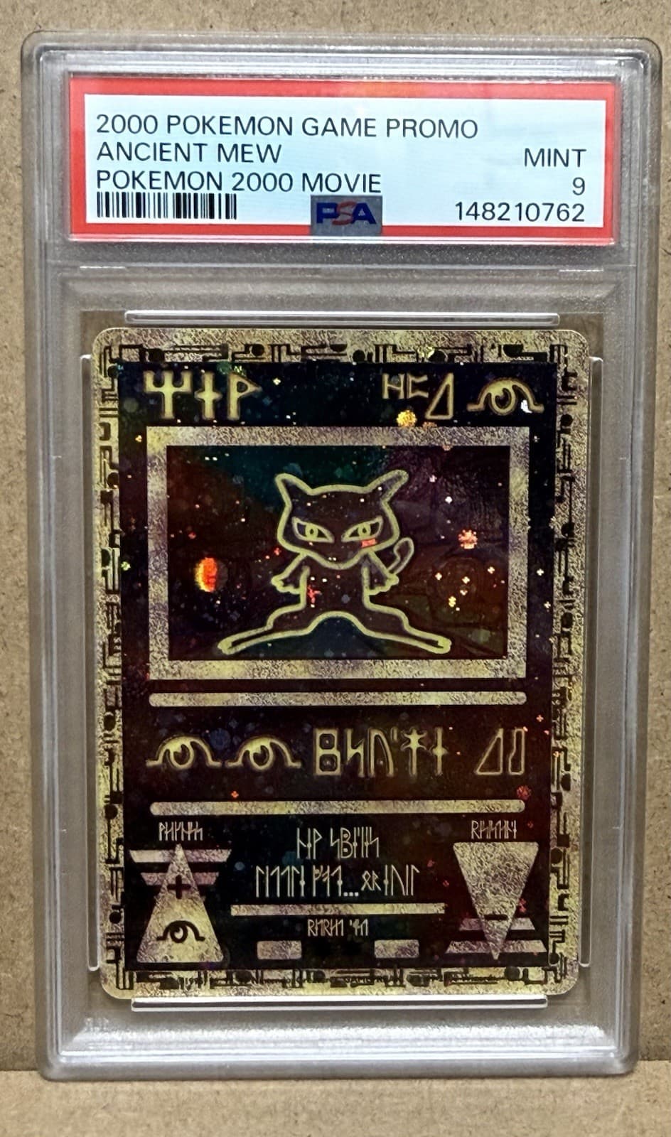 2000 POKEMON GAME MOVIE POKEMON 2000 MOVIE ANCIENT MEW PSA 9 NEW CERT