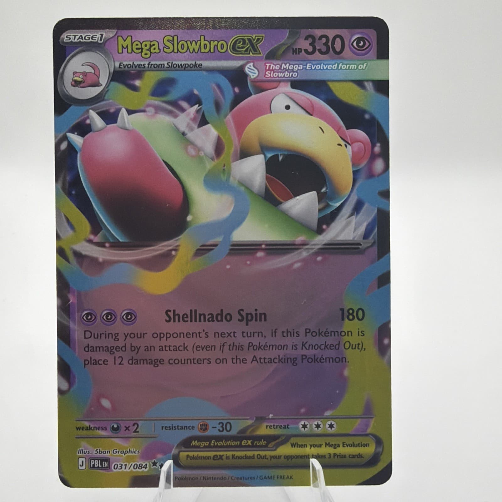 Pokémon TCG Mega Slowbro ex #31 PITCH BLACK