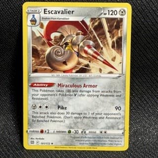 Escavalier 101/172 Rare Brilliant Stars Pokemon Lightly Played