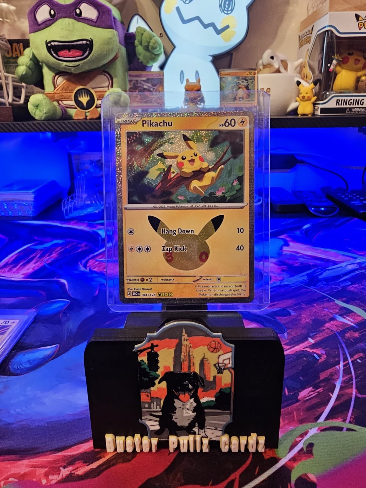 Pikachu (19/30) 41/128 30th Celebration Holo Rare NM Pokemon TCG NM