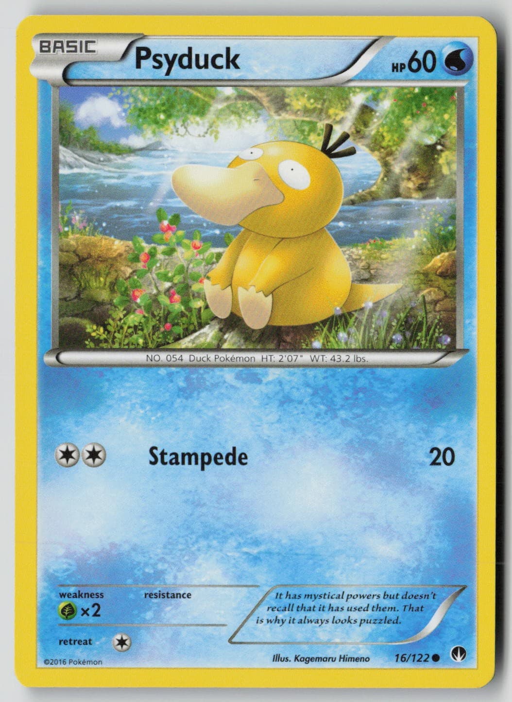 Psyduck 16/122 Common BREAKpoint Pokemon NM