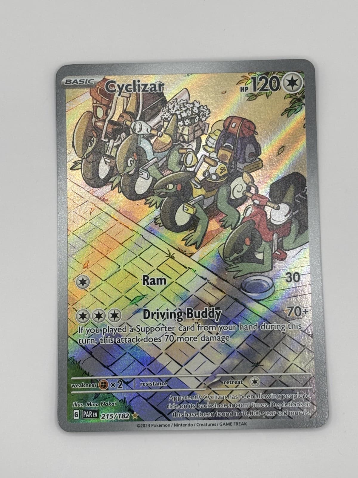 Cyclizar 215/182 SV Paradox Rift Illustration Rare Pokemon NM
