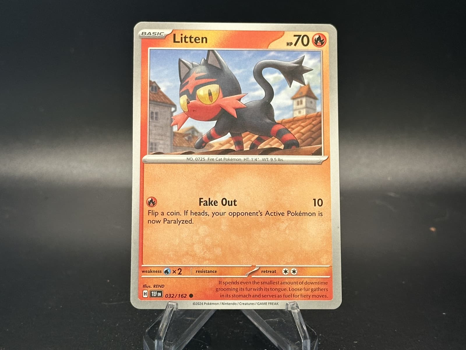 Litten - 32/162 Scarlet & Violet: Temporal Forces - Pokémon TCG
