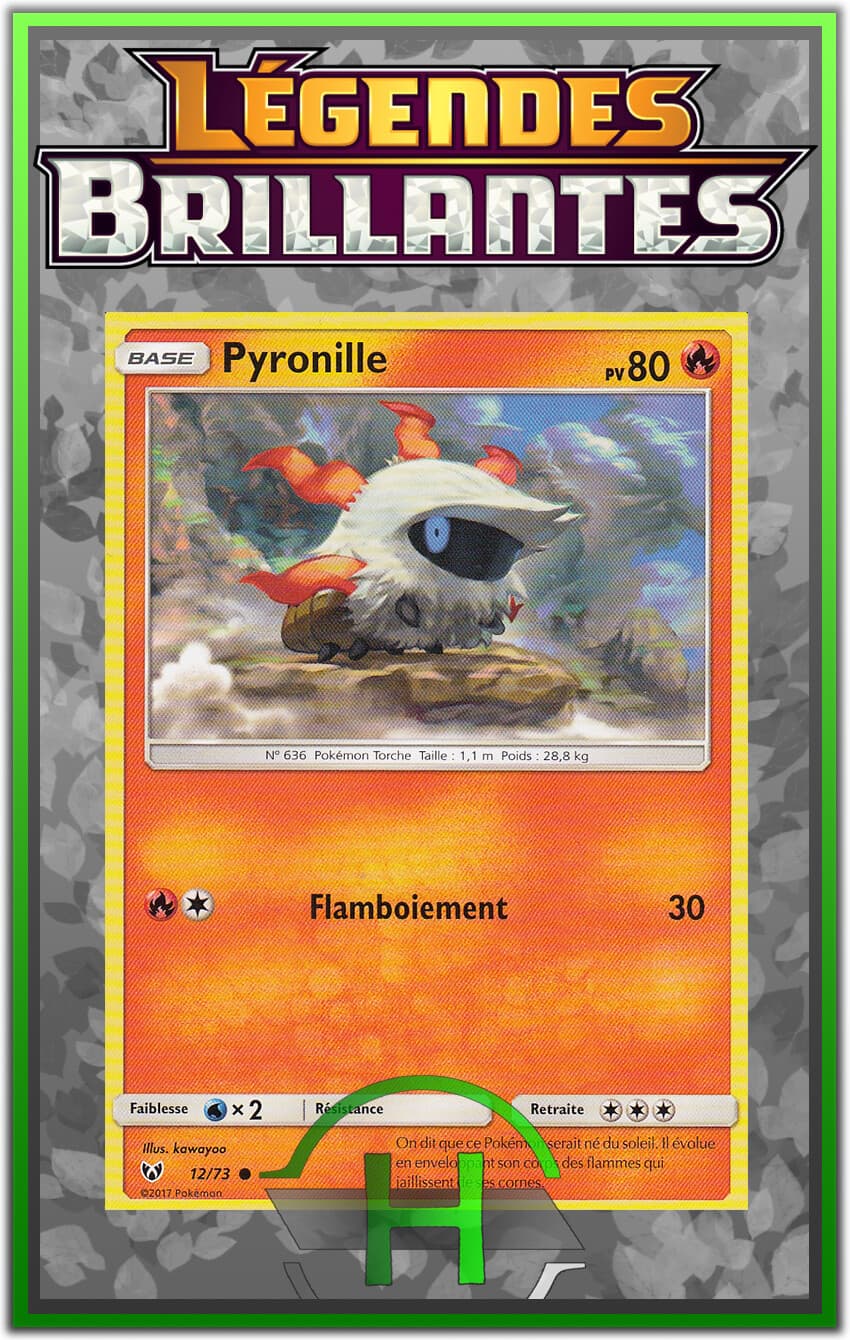 Pyronille - SL3.5:Légendes Brillantes - 12/73 - Carte Pokémon Française