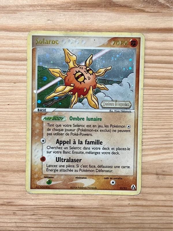 Solaroc (Holo Stamp) 25/92 Créateurs de Légendes Bloc Ex