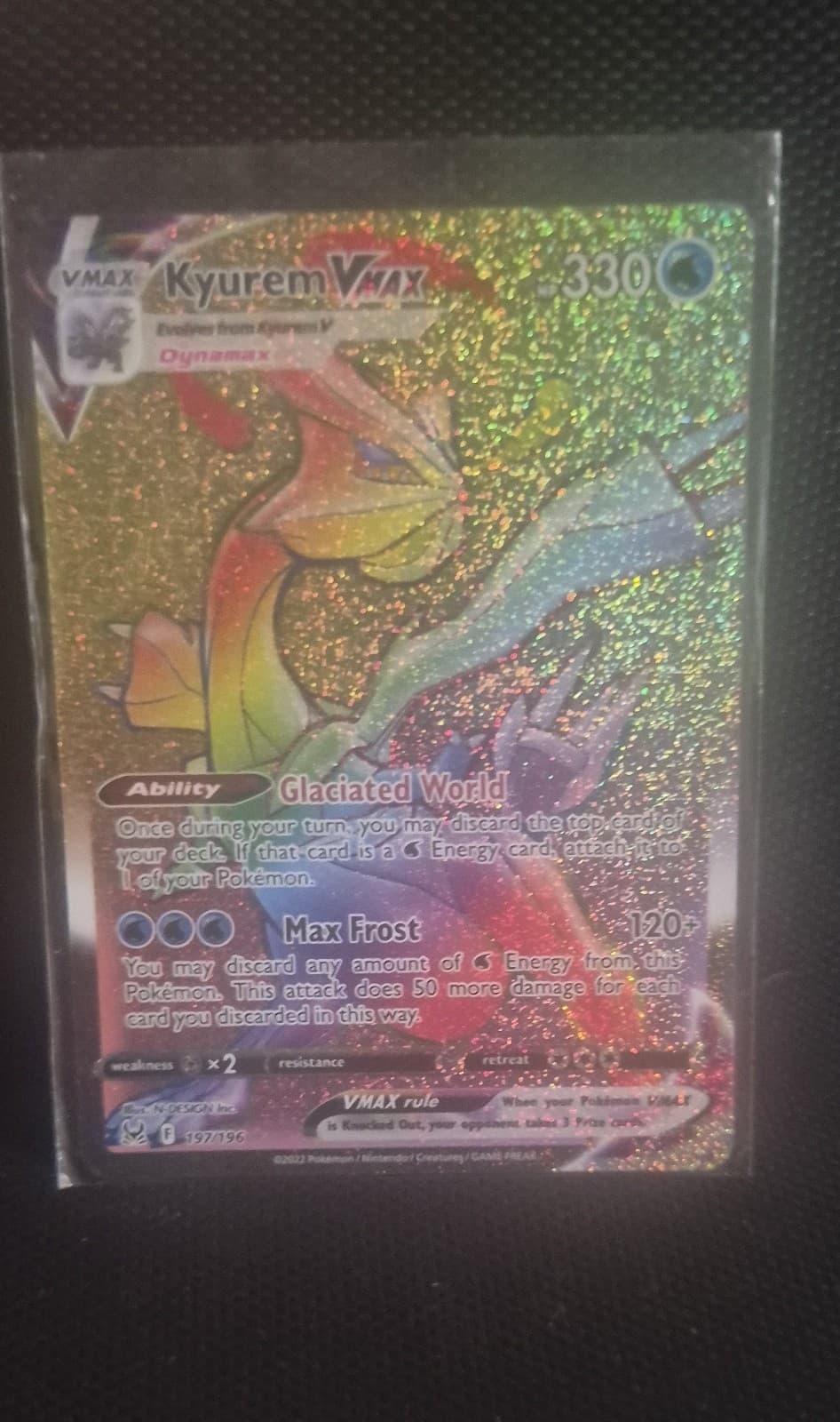 Kyurem VMAX (Secret) 197/196 Swsh11: Lost Origin Holo