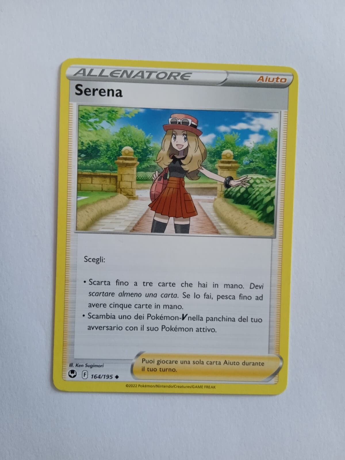 POKEMON TEMPESTA ARGENTATA 2022 SERENA n 164/195 OTTIMA