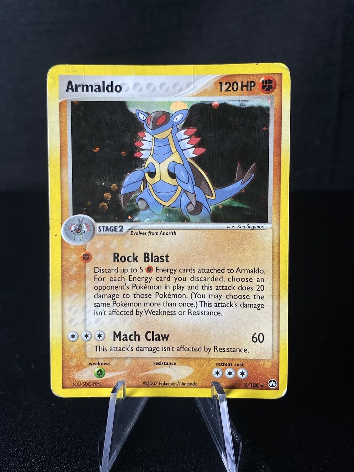 Armaldo 3/108 - Rare Holo - Ex Power Keepers Pokemon TCG