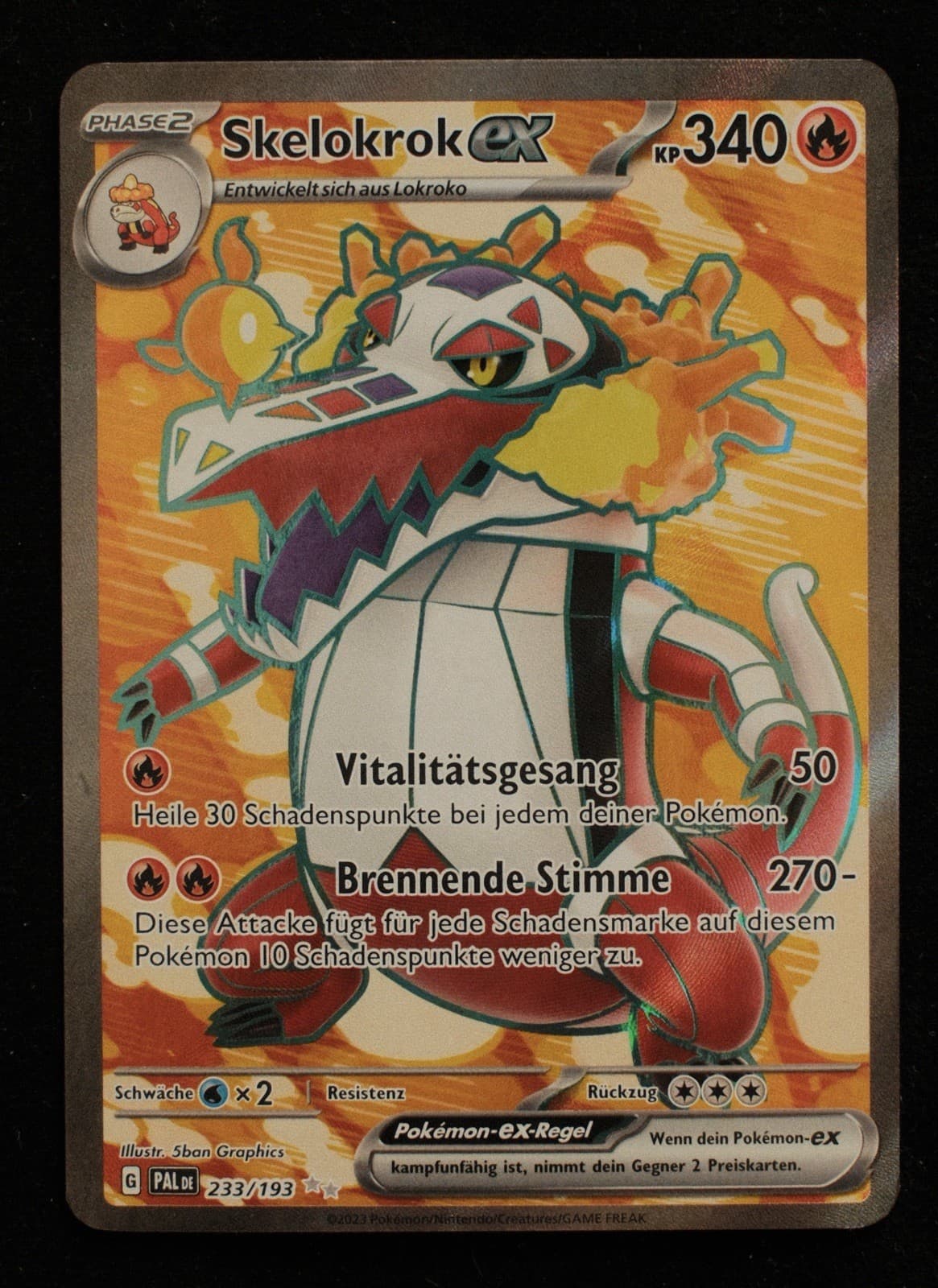 POKEMON SKELOKROK EX PAL 233 - ENTWICKLUNGEN IN PALDEA