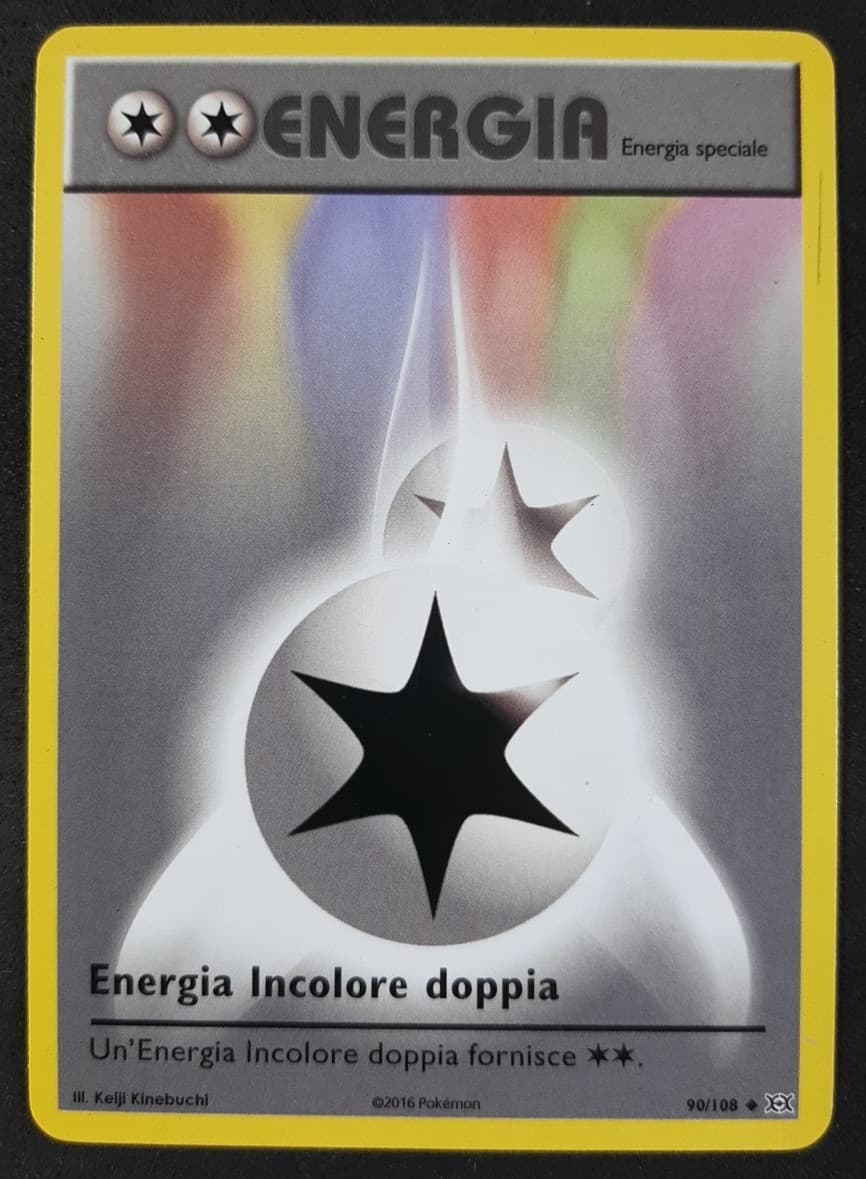 ENERGIA INCOLORE DOPPIA 90/108 Energia Speciale in Italiano POKEMON Evoluzioni