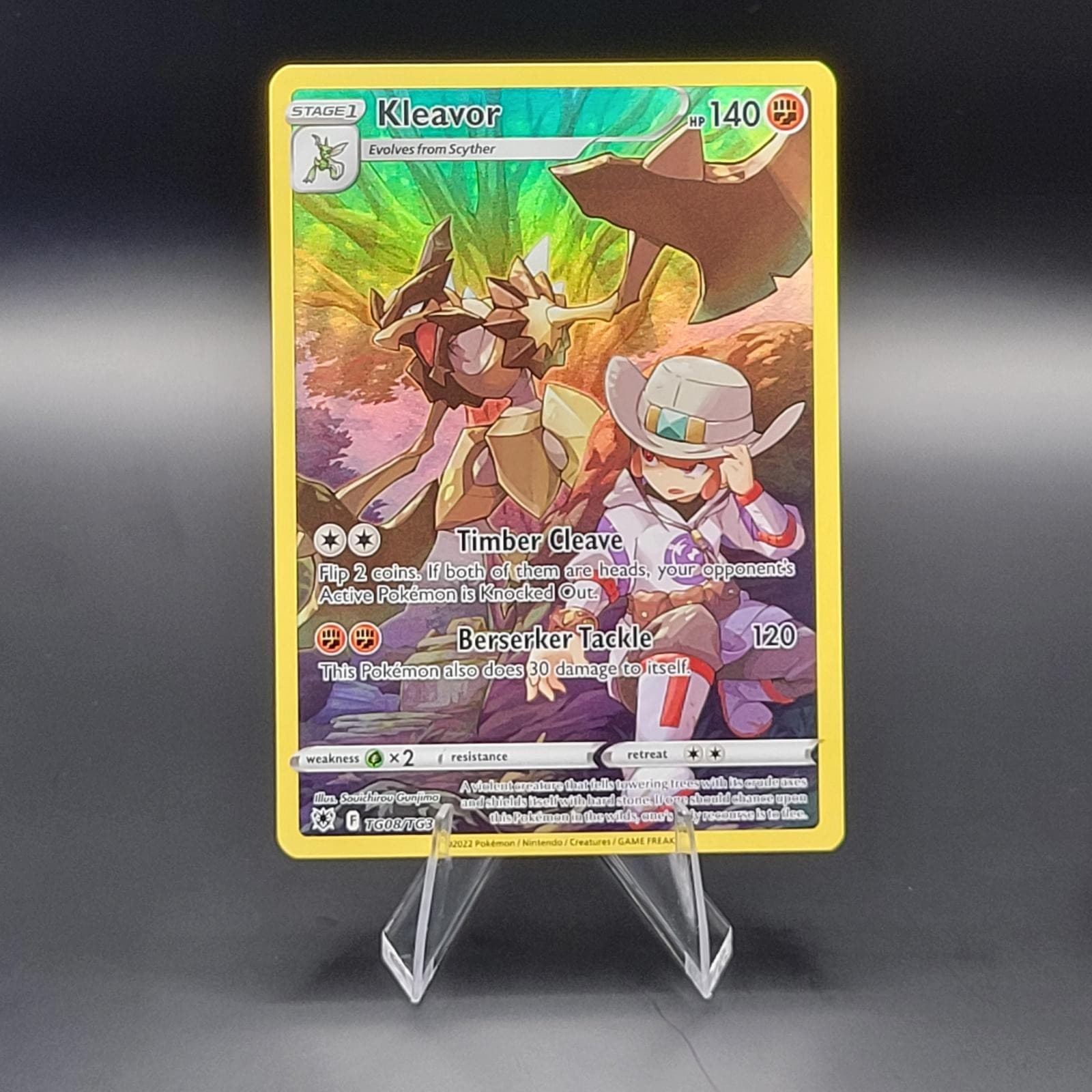 Kleavor TG08/TG30 Holo Astral Radiance Trainer Gallery Pokemon Card
