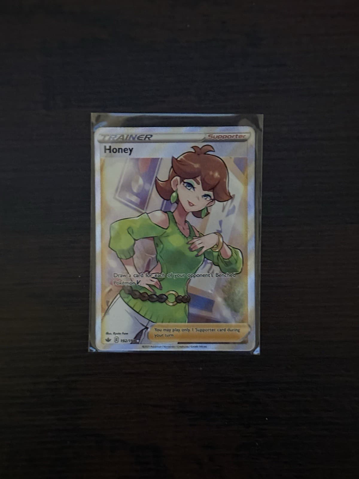 Pokemon TCG Honey 192/198 Chilling Reign Ultra Rare Full Art Holo English