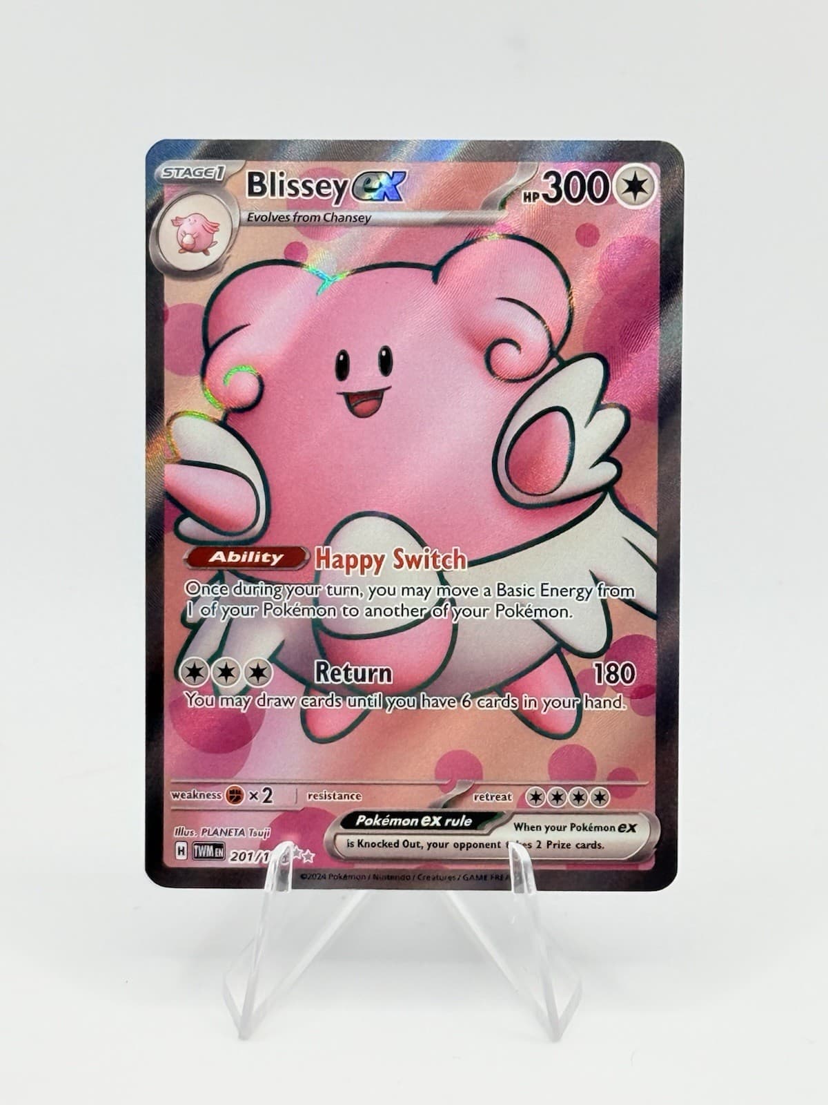 Blissey ex - Holo SV6 Twilight Masquerade 201/167 Pokemon