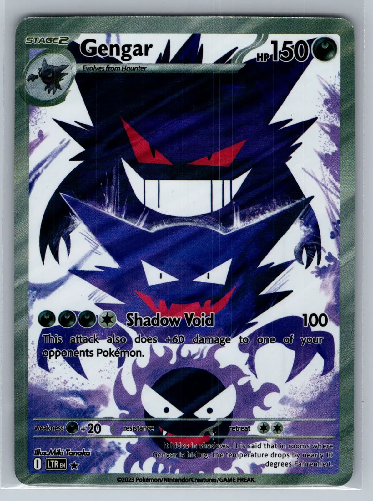 Gengar Full Art Holo 2013 Legendary Treasures Pokemon TCG NM — photo 1 of 2