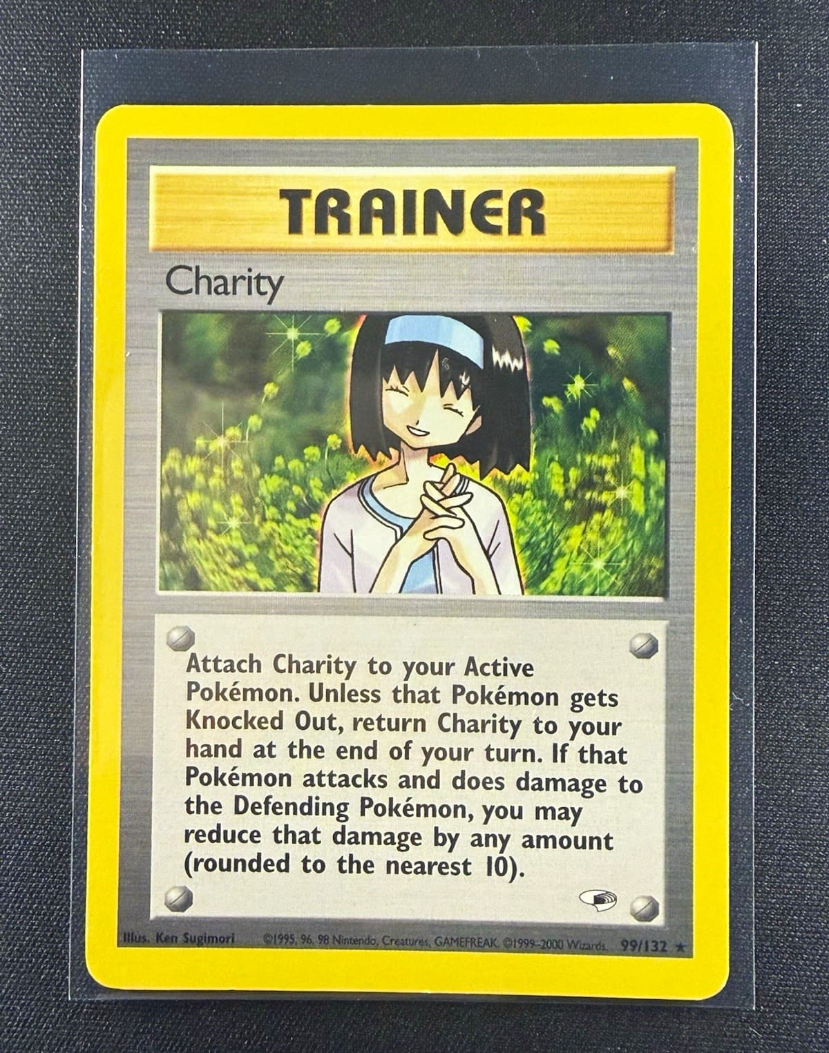 2000 Pokemon Gym Heroes Charity #99/132 Rare Trainer WOTC