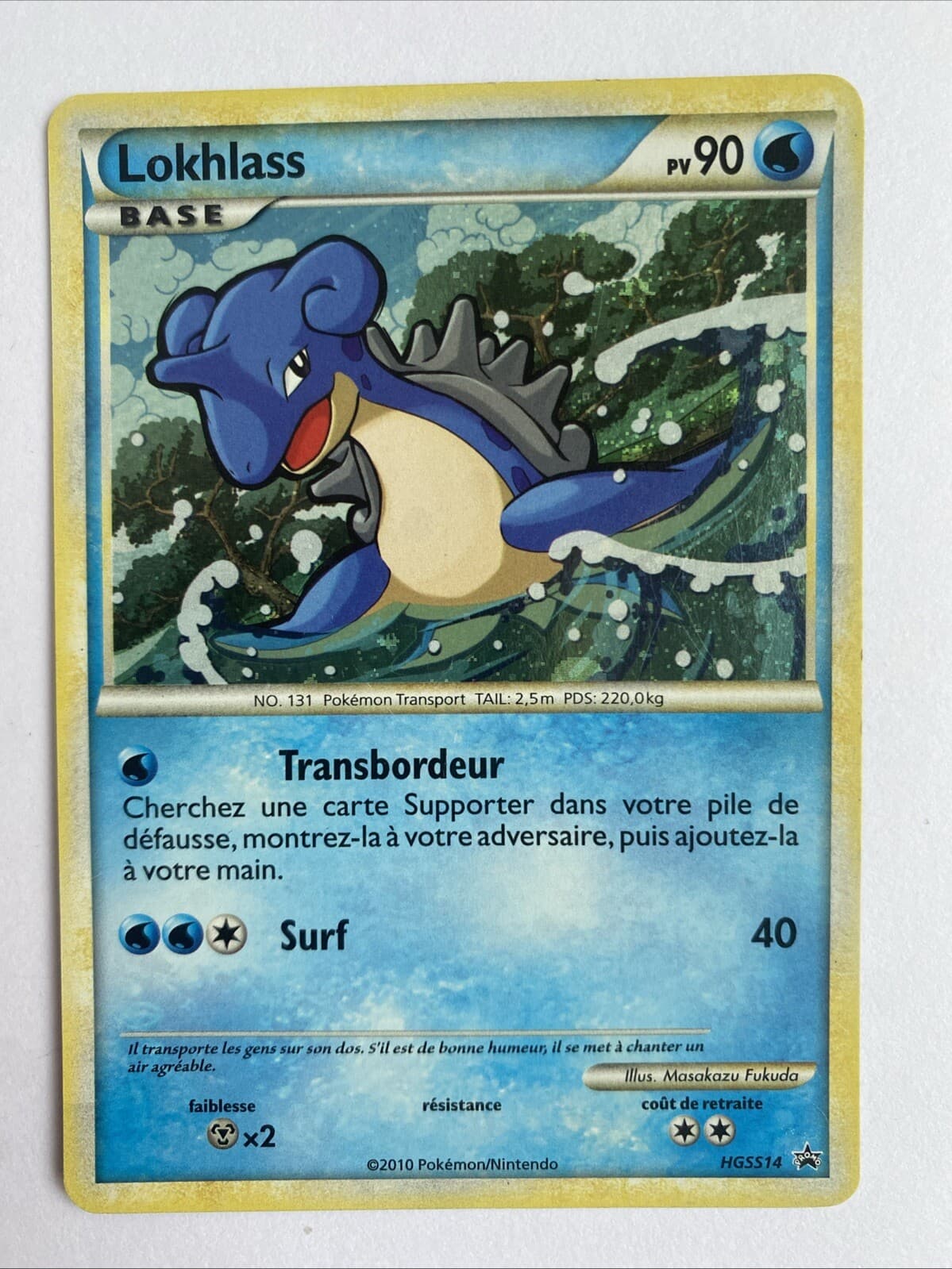 LOKHLASS HOLO - POKÉMON HGSS14 PROMO HGSS NEUF FR