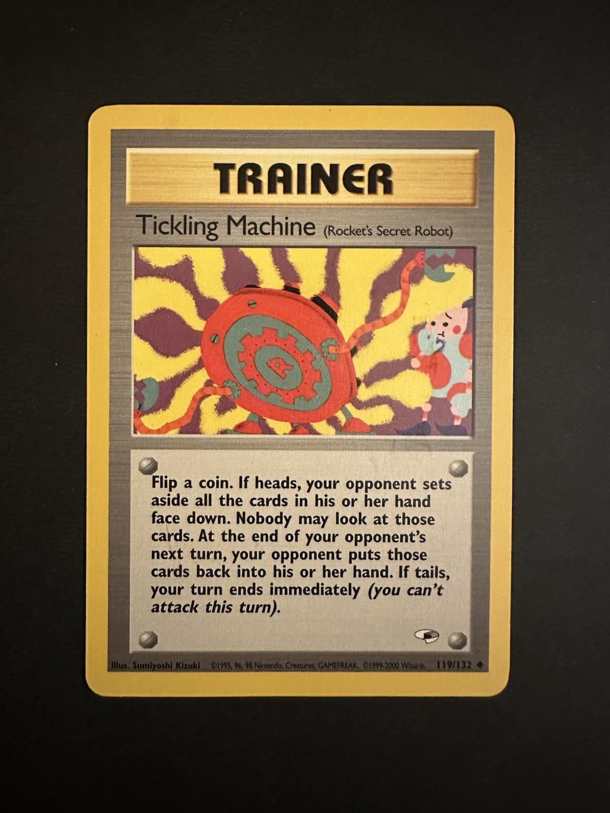Tickling Machine Gym Heroes 119/132 Uncommon NM/LP Pokemon TCG WoTC