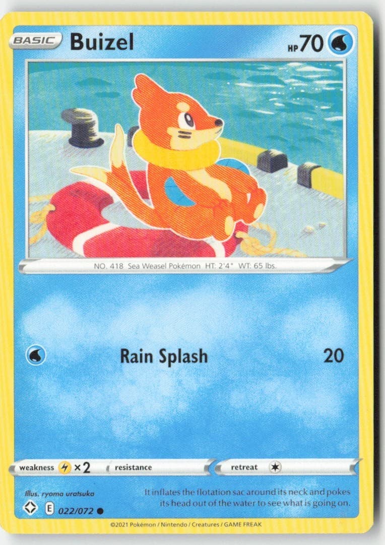 Buizel 22/72 Common MP Regular - Shining Fates