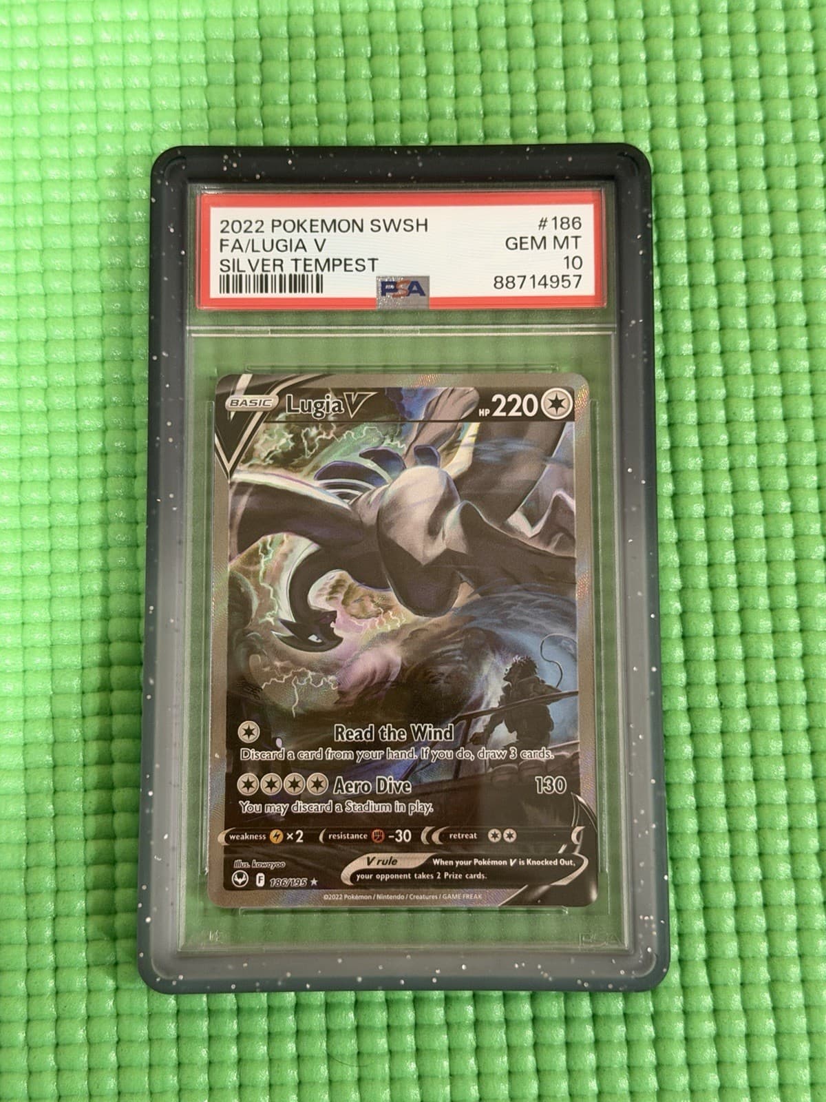 Pokemon 2022 Lugia V 186/195 Alt Art Silver Tempest GEM MINT PSA 10 🔥