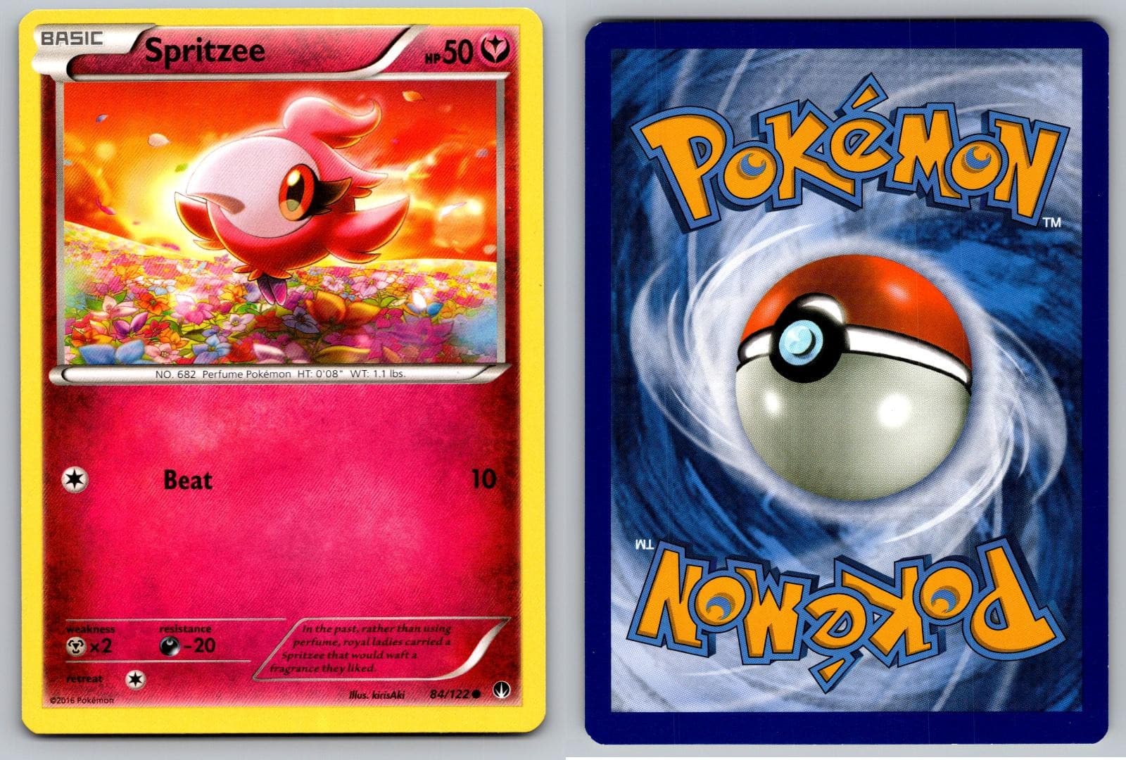 SPRITZEE 84/122 COMMON BREAKPOINT POKEMON NM/M