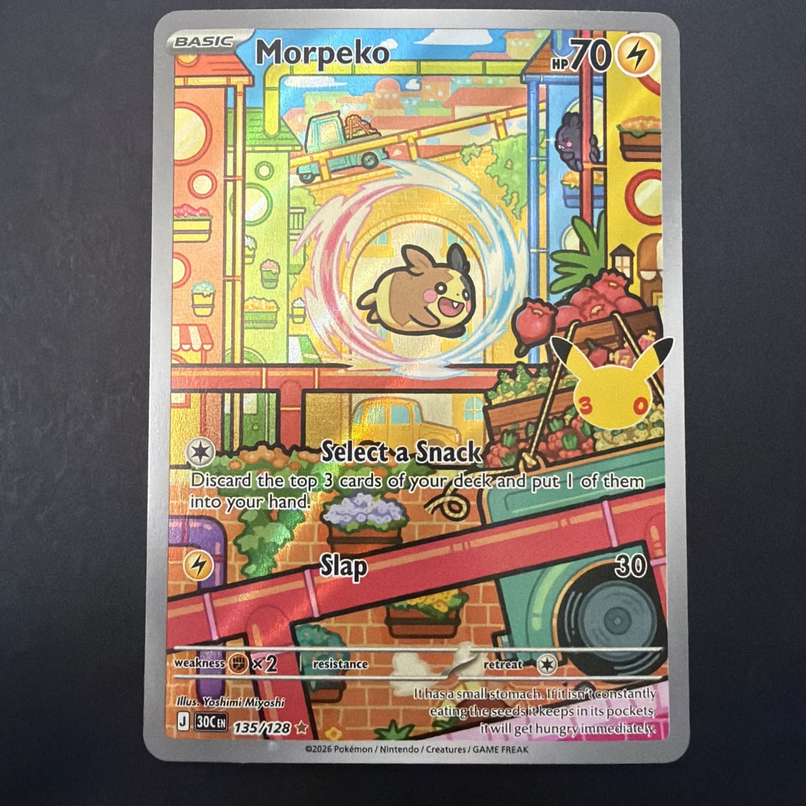 Morpeko - 135/128 - ME: 30th Celebration (30C)