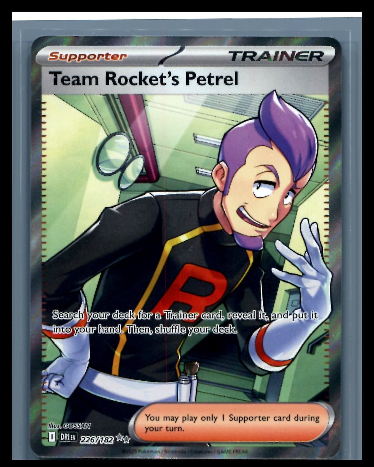 Pokemon-Team Rocket's Petrel-226/182-NM-Destined Rivals