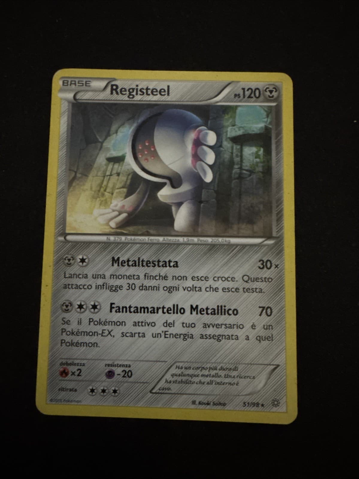 Carta Pokemon Registeel 51/98 Antiche Origini In Italiano Ita 2015
