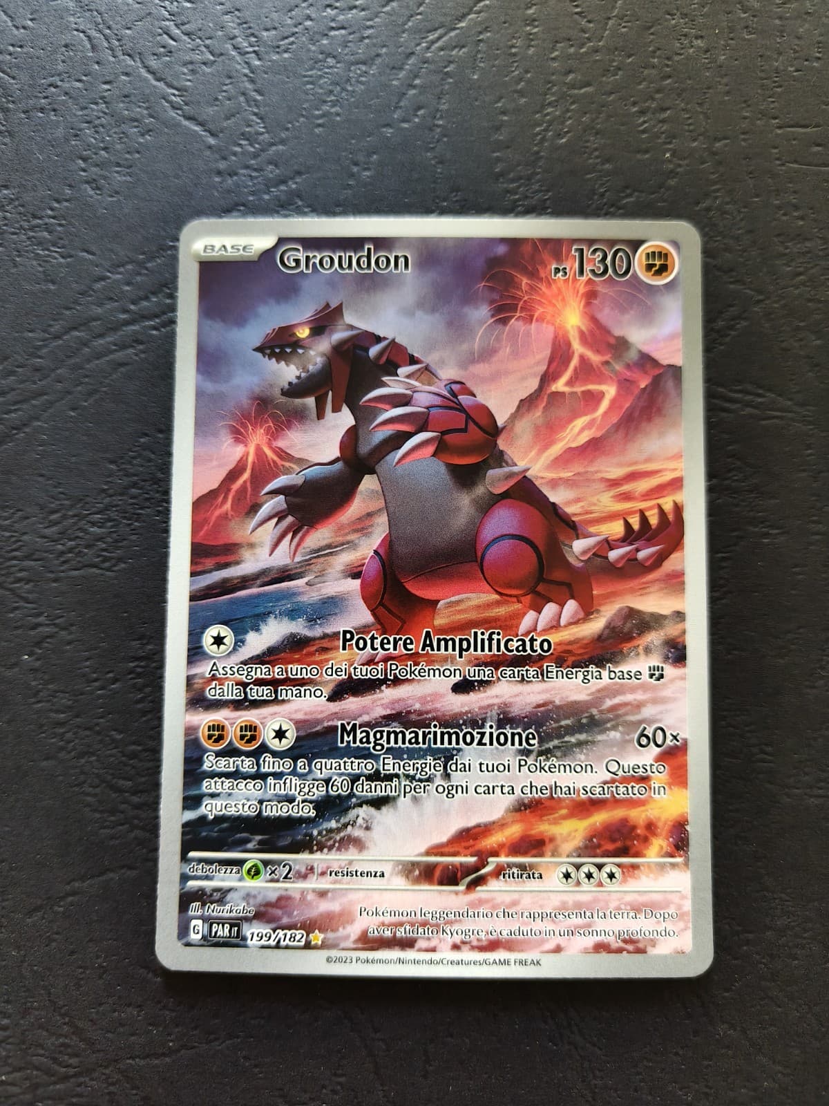 Pokémon Groudon 199/182 ITA Paradosso Temporale