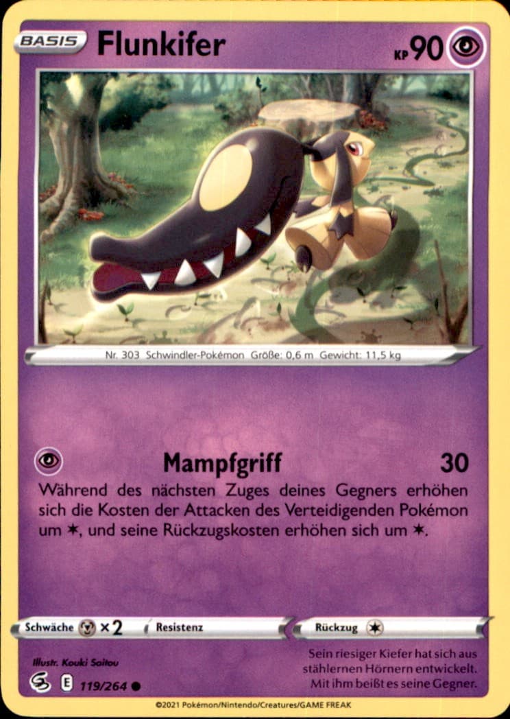 Pokemon - 119/264 - Flunkifer - Common Fusionsangriff