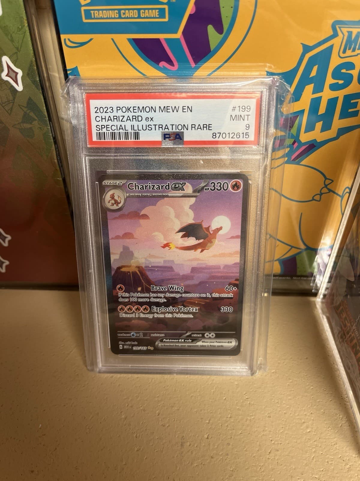 The Pokémon Company Charizard ex 199/165 SV 151 SIR Holo English PSA 9 330HP